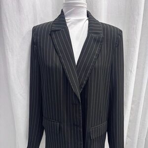 Forever 21 Black Striped Women's Blazer